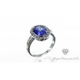 White Gold Ring  Lady Diana