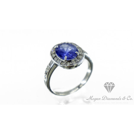 White Gold Ring  Lady Diana
