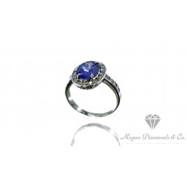 White Gold Ring  Lady Diana