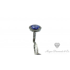 White Gold Ring  Lady Diana