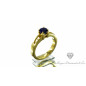 Yellow Gold Ring Ocean Poseidon