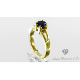 Yellow Gold Ring Ocean Poseidon