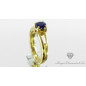 Yellow Gold Ring Ocean Poseidon