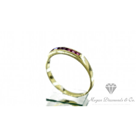 Yellow Gold Ring Ruby Futuricon