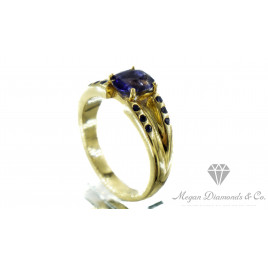 Yellow Gold Ring Ocean King