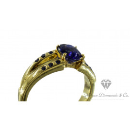 Yellow Gold Ring Ocean King