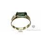 Yellow Gold Ring Green Tourmaline