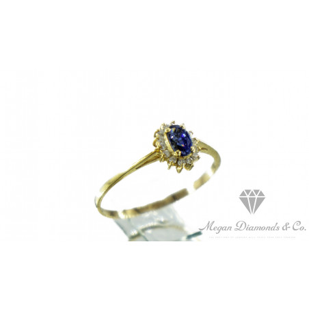Yellow Gold Ring Ocean Shell