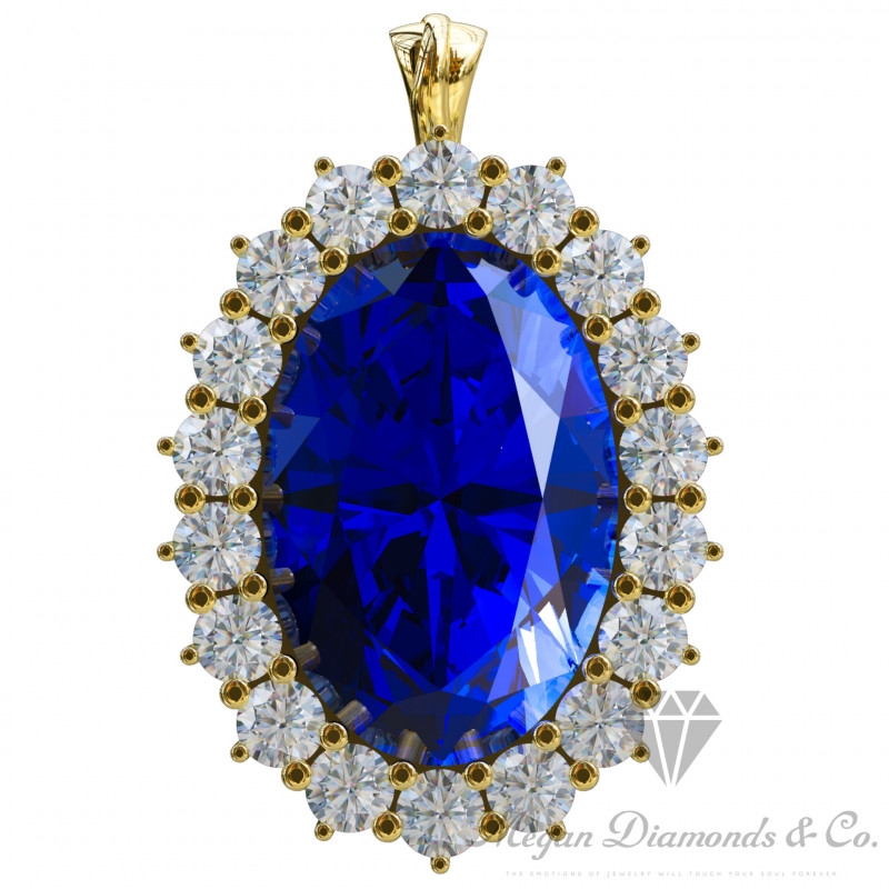 Sapphire Pendant Queen Elizabeth (Majestic)