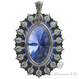 Sapphire Pendant Queen Elizabeth (Majestic)
