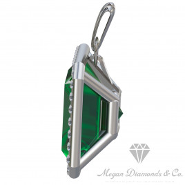 Modern Emerald Pendant