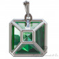 Modern Emerald Pendant