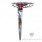 Red ruby tear Ring