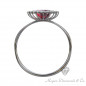 Red ruby tear Ring