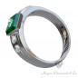 Emerald Modern Gentleman Ring
