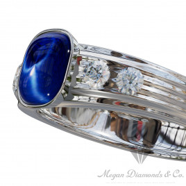 Star Sapphire Gentleman Ring