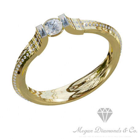 Horseshoe of happiness ring