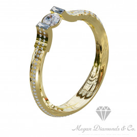 Horseshoe of happiness ring
