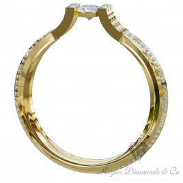 Horseshoe of happiness ring