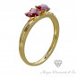 Two Hearts of Ruby Ring