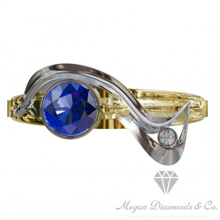 Sapphire Magic Sapphire & Diamond Ring