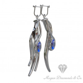 Abstract Peacook Earrings