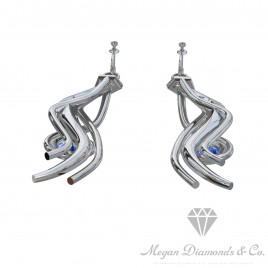 Abstract Peacook Earrings