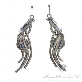 Abstract Peacook Earrings