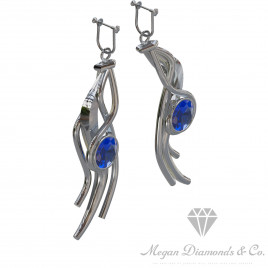 Abstract Peacook Earrings