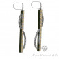 Spirals Yellow Sapphire Earrings