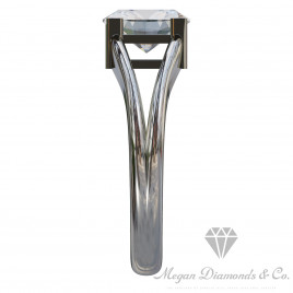 Square Face Diamond Ring