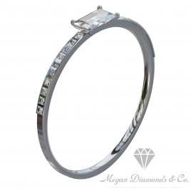 Day of independend  Diamond / Sapphire Ring