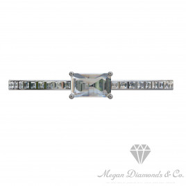 Day of independend  Diamond / Sapphire Ring