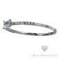 Day of independend  Diamond / Sapphire Ring