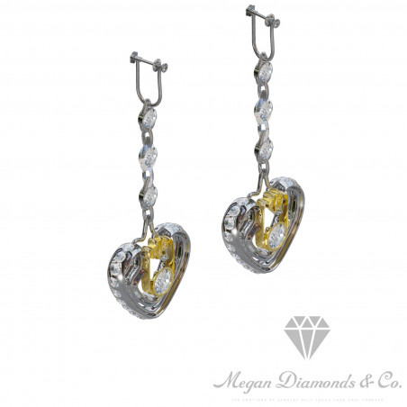Abstract Hearth Earrings