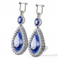 Unique Sapphires Earrings with Diamonds