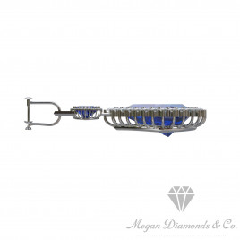 Unique Sapphires Earrings with Diamonds