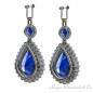Unique Sapphires Earrings with Diamonds