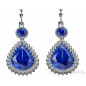 Unique Sapphires Earrings with Diamonds